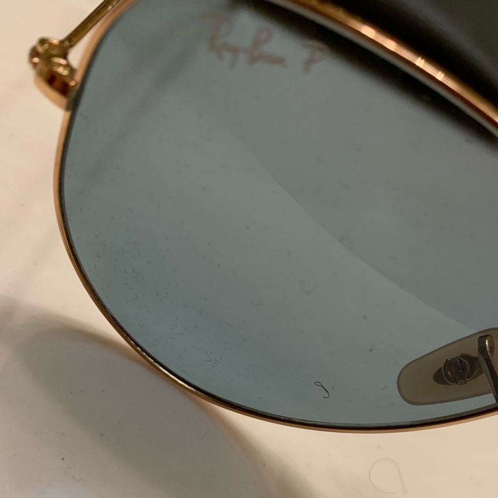 Ray Ban Aviator Sunglasses - Matte Gold